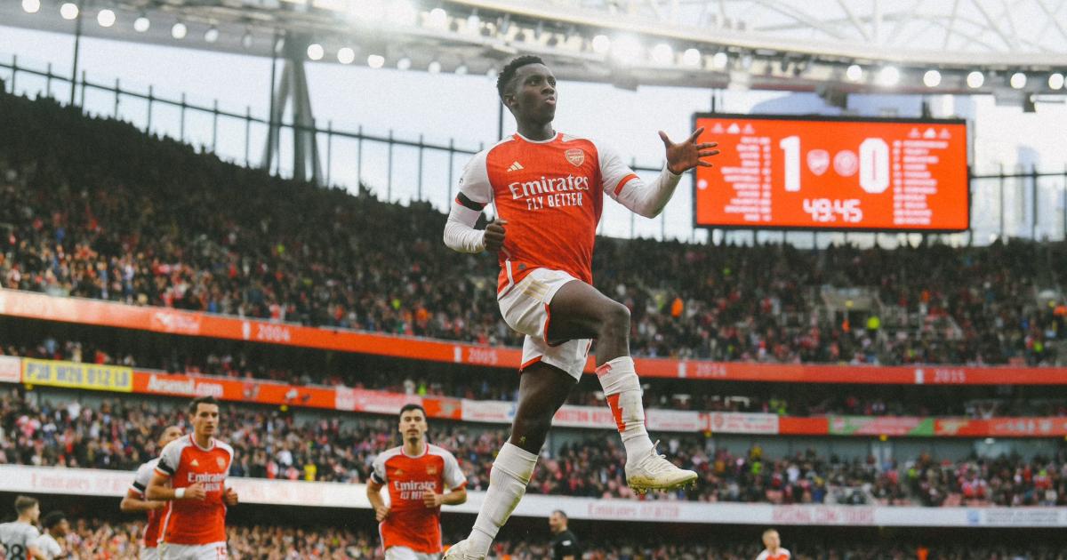 ¡Lo aplastó!  Arsenal goleó 5-0 al Sheffield United con triplete de Eddie Nketiah 
