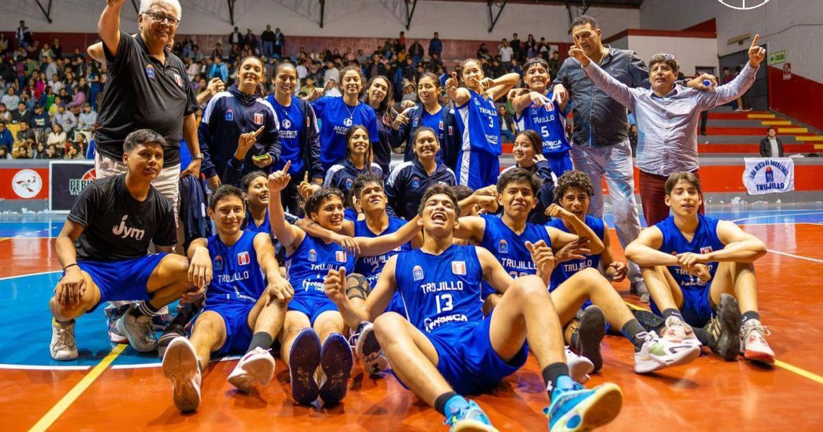 Trujillo es el campeón nacional de basketball U17 masculino y femenino
