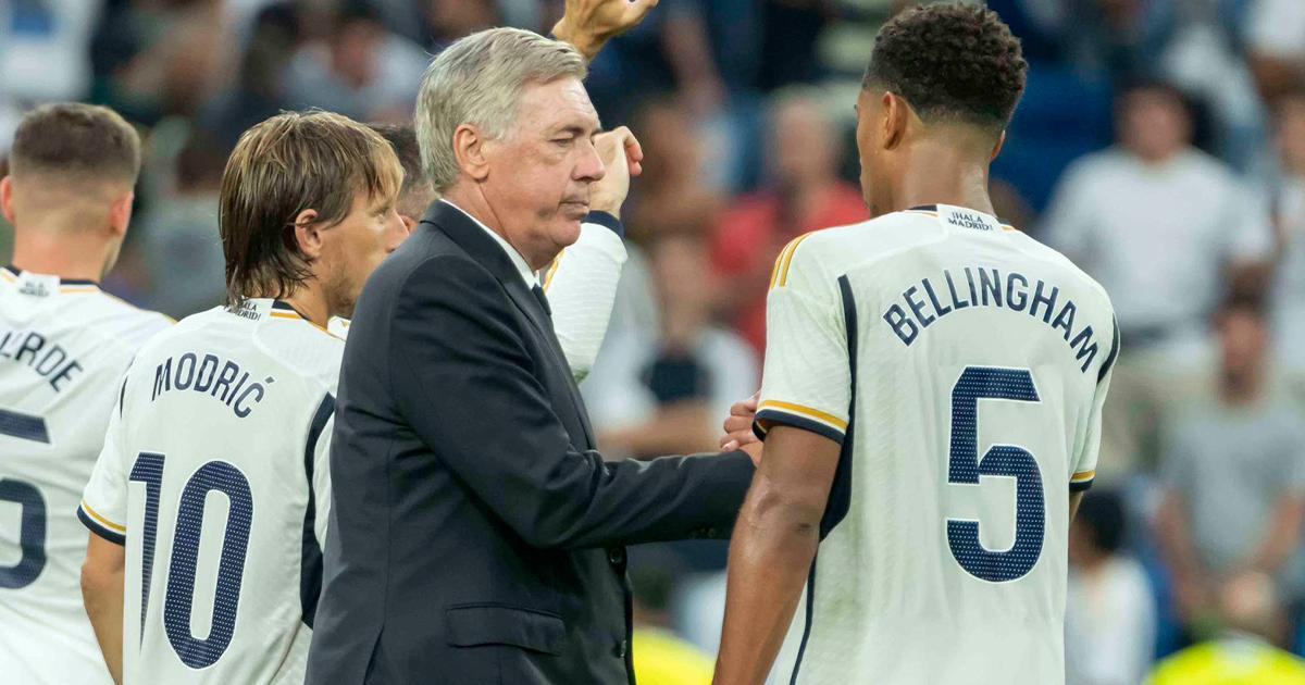 Ancelotti: “Me sorprende Bellingham porque tiene 20 años y parece que tiene 30”
