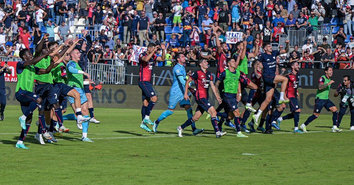 Cagliari, con Lapadula en banca, logró su primer triunfo en la Serie A