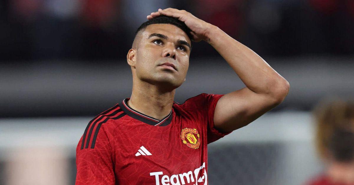 Casemiro será baja en el Manchester United