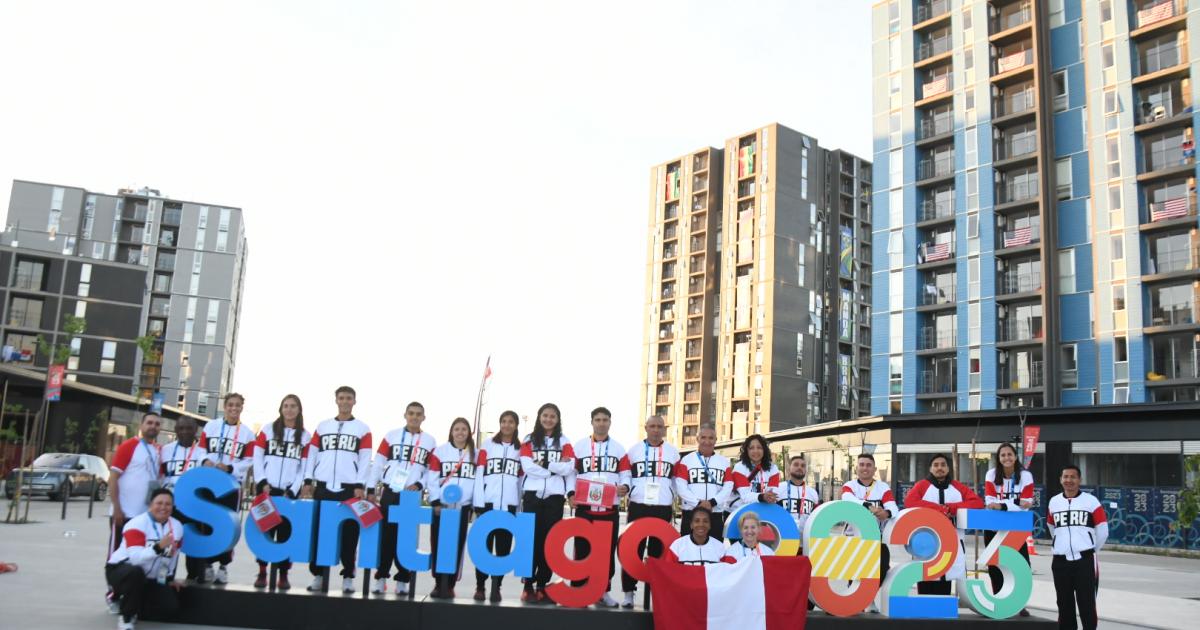 ¡Emocionante! Santiago 2023 le dio la bienvenida al Team Perú