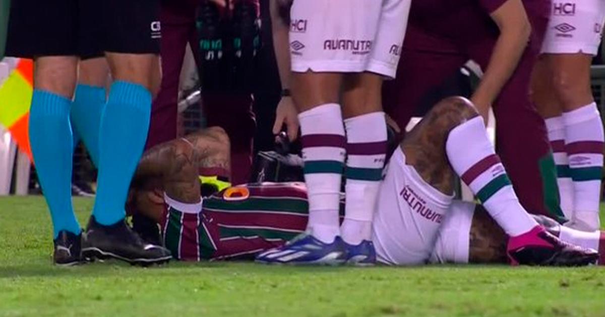 (VIDEO) ¿Llega a la final? Felipe Melo salió lesionado ante Goiás