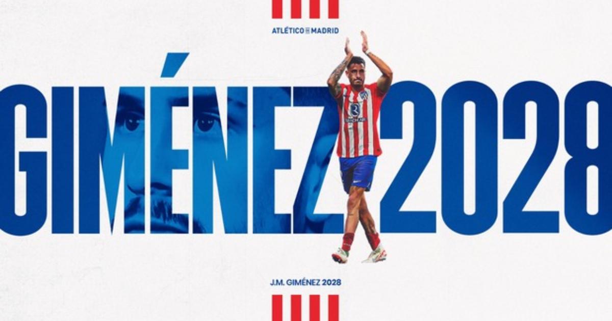 Uruguayo Giménez renovó hasta 2028 con Atlético de Madrid