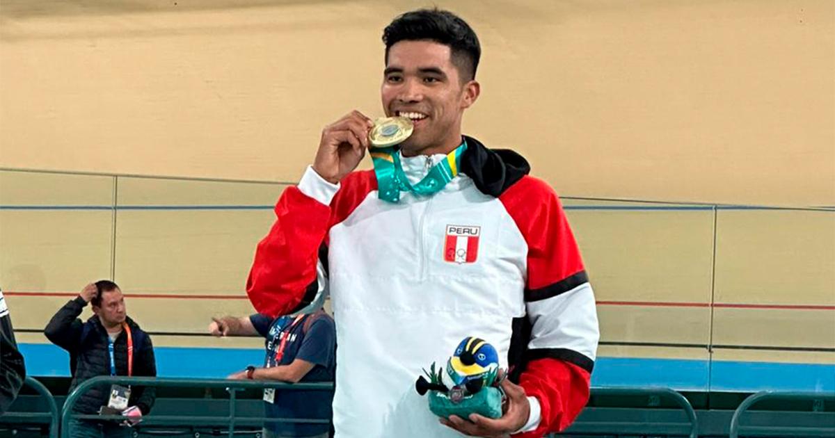 ¡Hazaña! Hugo Ruíz ganó la primera medalla de oro en la historia del ciclismo peruano en los Panamericanos