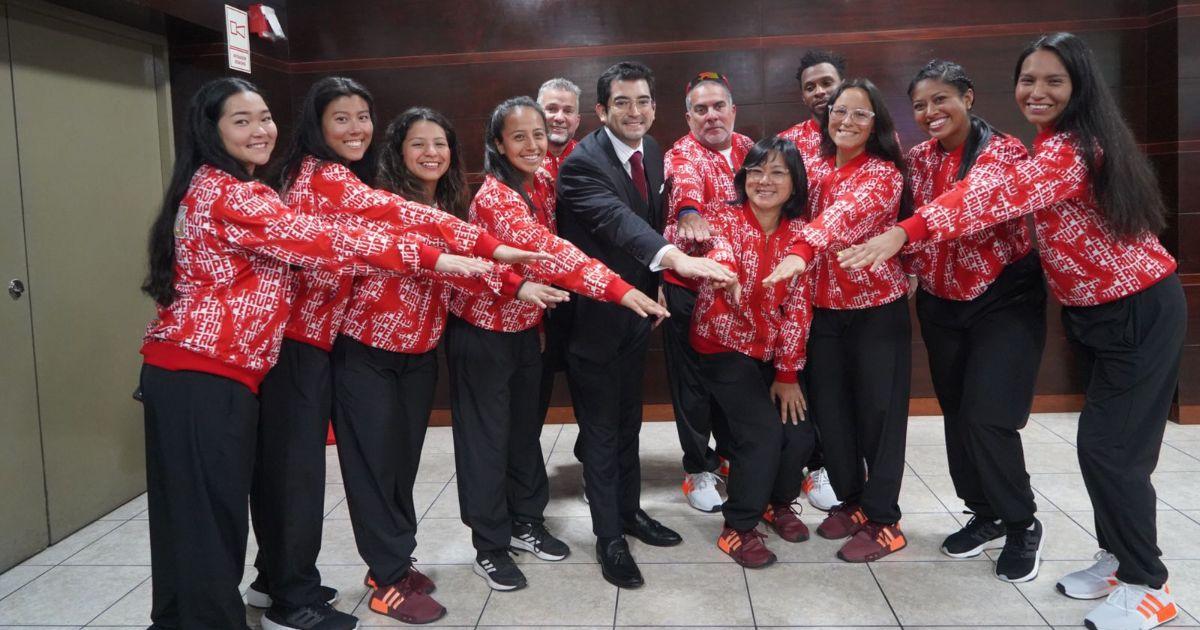 El COP e IPD presentaron a Gladys Tejeda y Nicolás Pacheco como abanderados de Perú en Santiago 2023