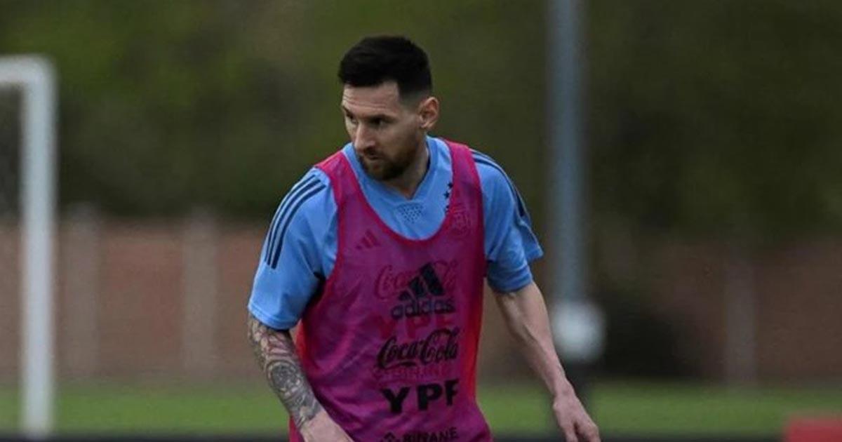 Atención Perú: Messi entrenó a la par del plantel argentino