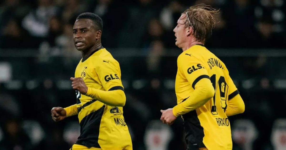 Borussia Dortmund empató 3-3 con Eintracht Frankfurt por la Bundesliga