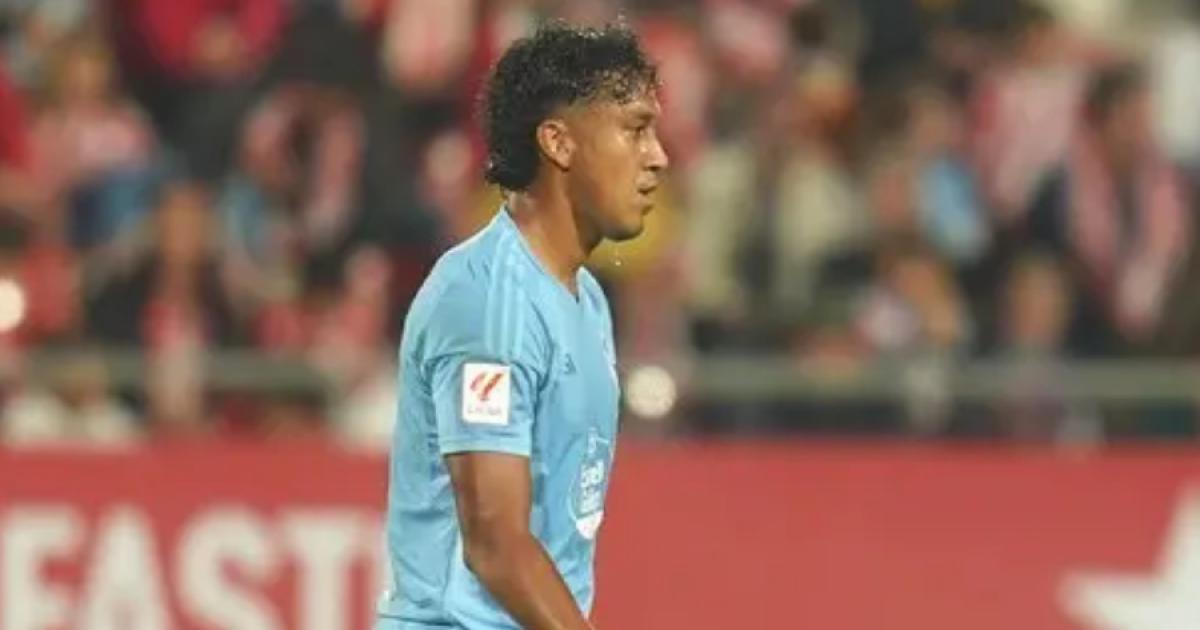 Con Tapia los 90 minutos, Celta cayó por 1-0 con Girona que es el líder del fútbol español
