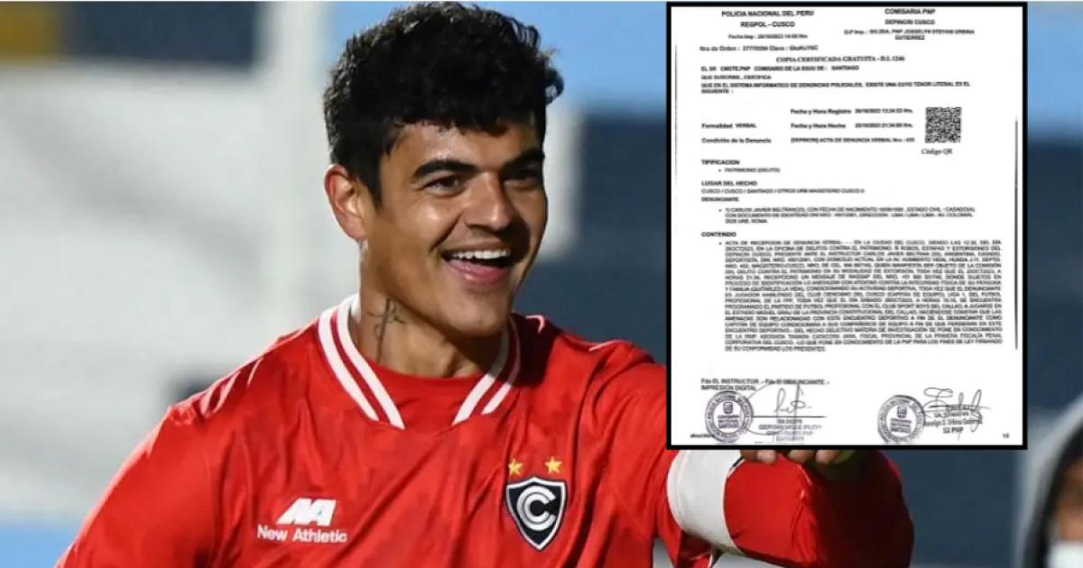 Carlos Beltrán denunció haber recibido amenazas previo al choque ante Sport Boys 