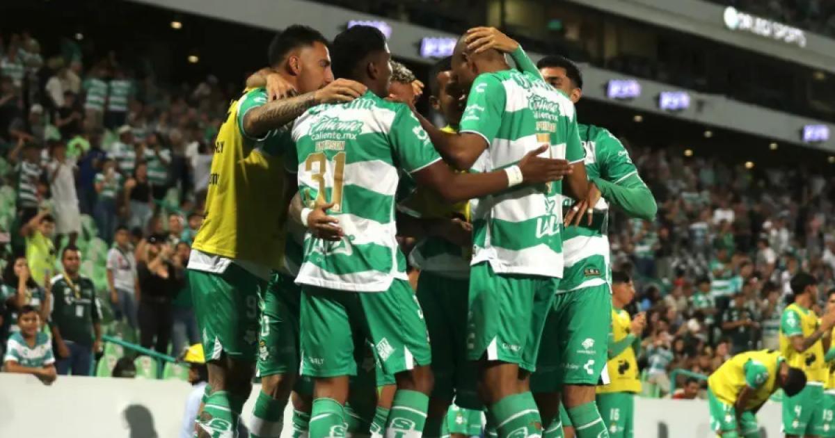 Santos Laguna de Aquino goleó por 5-1 a Juárez FC de Ormeño en la Liga MX