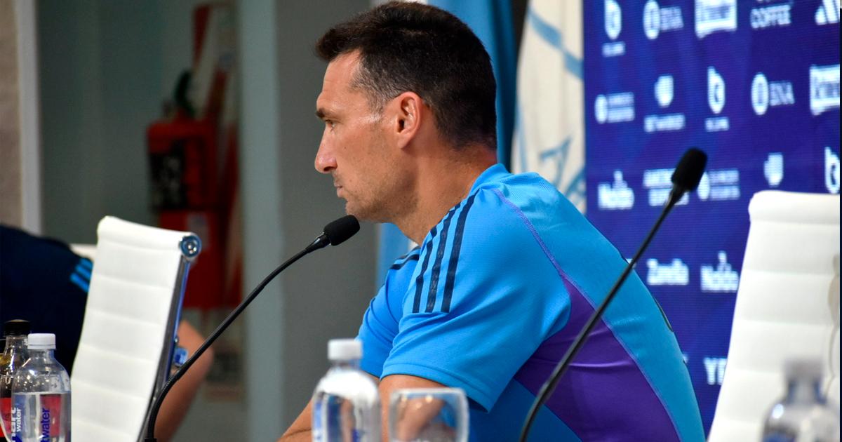  Scaloni sobre Perú: "Pensamos que es un buen rival y que nos va a poner las cosas difíciles"