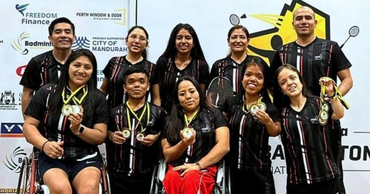 Selección peruana de Para bádminton ganó 8 medallas en torneo que se desarrolló en Australia