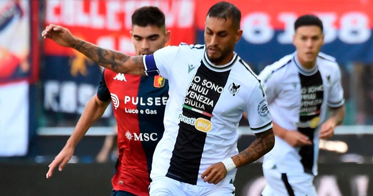 (VIDEO) ¡Partidazo! Udinese y Genoa igualaron a dos por la Serie A