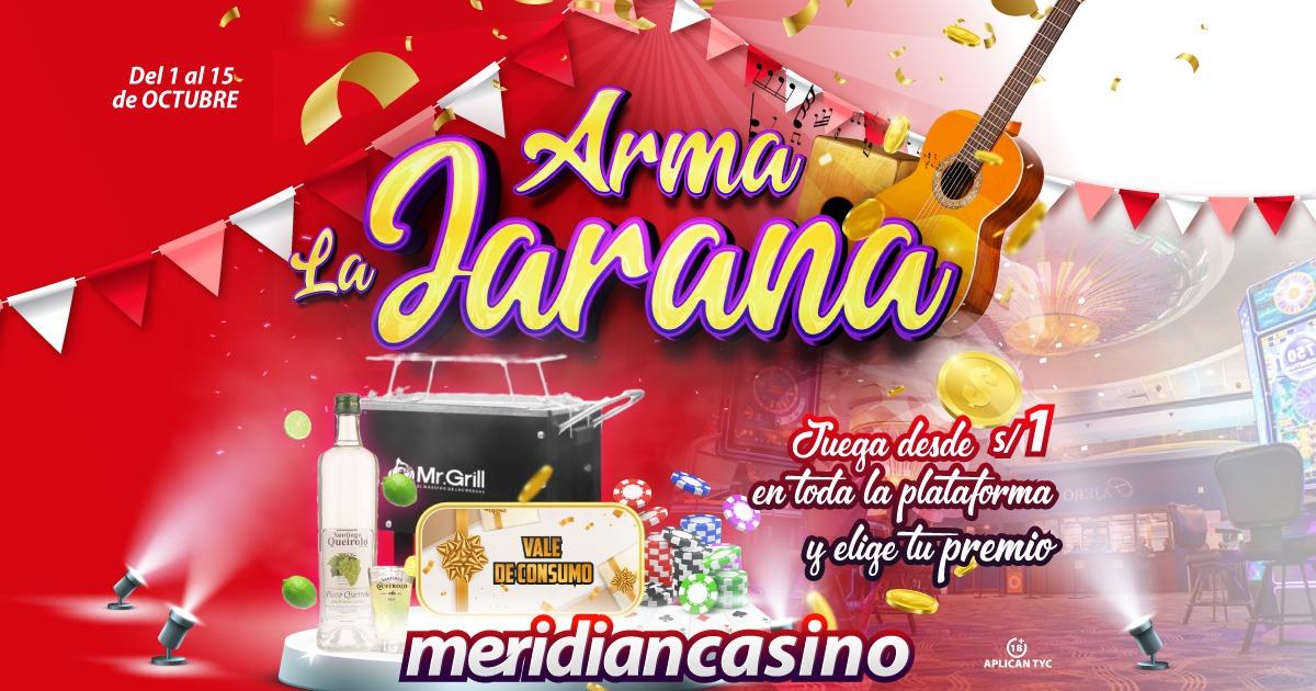 Arma La Jarana: ¡Celebra la canción criolla con Meridian Casino!