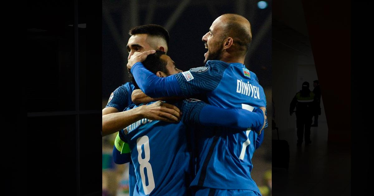 Azerbaiyán sorprendió y goleó a Suecia