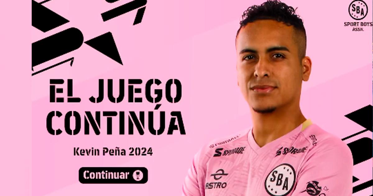 Kevin Peña se queda en Sport Boys por un año más