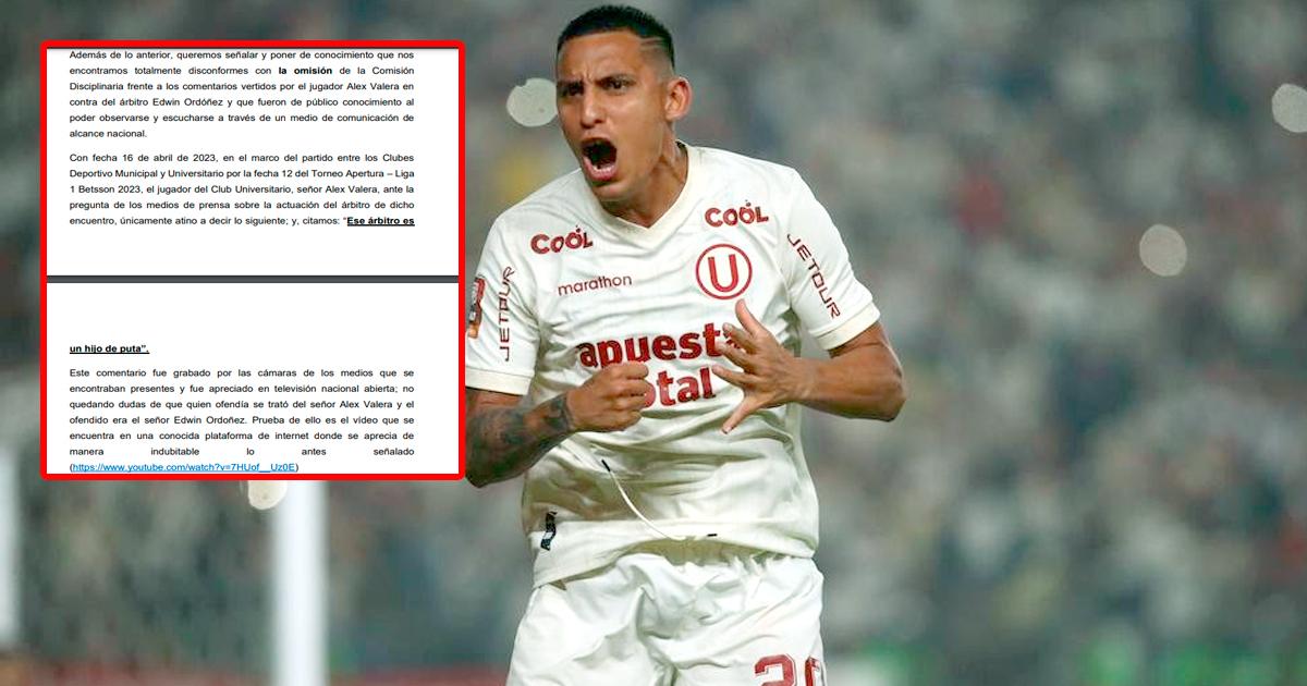 Alianza Lima solicitó a Comisión Disciplinaria sanción para Alex Valera por caso omitido en su momento