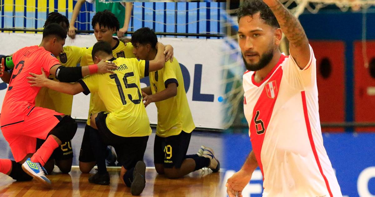 ¡Una buena, otra mala! Perú tuvo distinta suerte en Conmebol Liga Evolución Futsal
