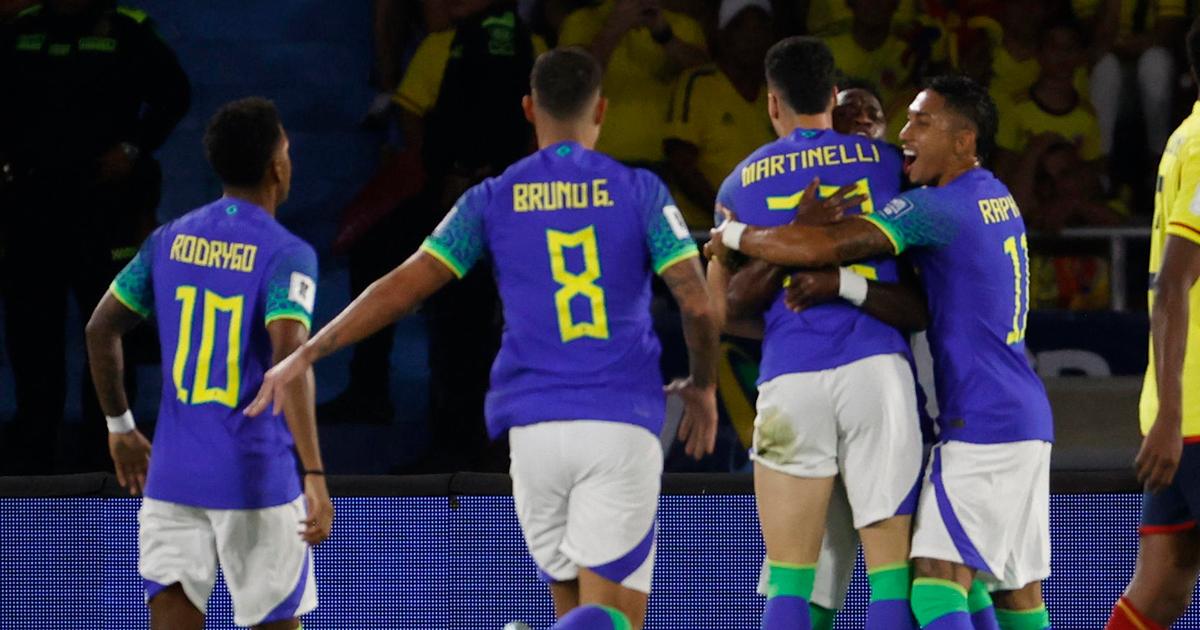 (VIDEO | FOTOS) ¡Historia pura! Colombia venció 2-1 a Brasil con doblete de Díaz