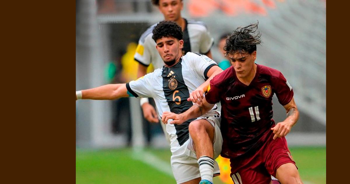 Pese a caer goleado con Alemania, Venezuela clasificó a octavos en el Mundial Sub-17
