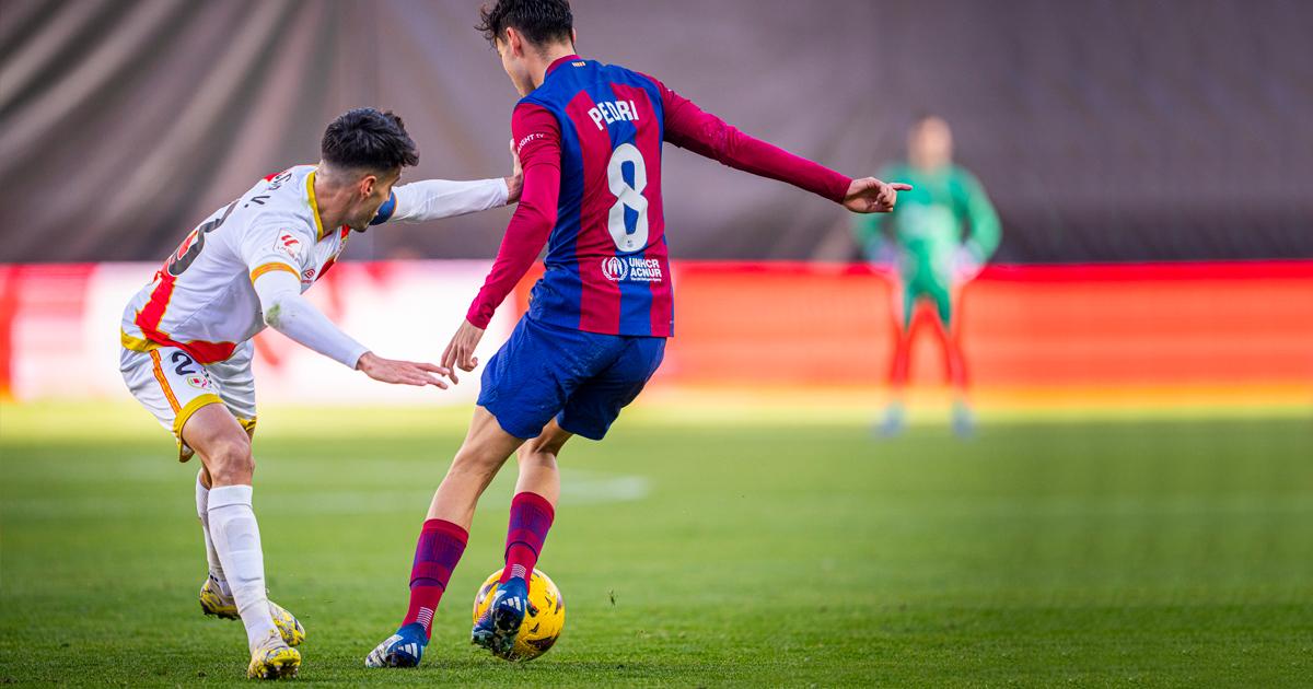 ¡Salvó un punto! Sobre el final, Barcelona igualó 1-1 de visita con Rayo Vallecano