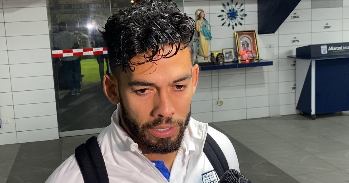 Andrade: "Mi intención es quedar en Alianza Lima"