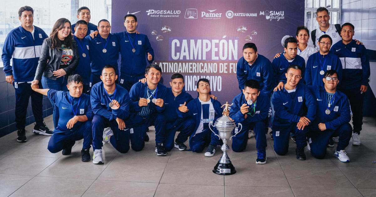 Equipo de Futsal Down de Alianza fue recibido por todo lo alto en Matute