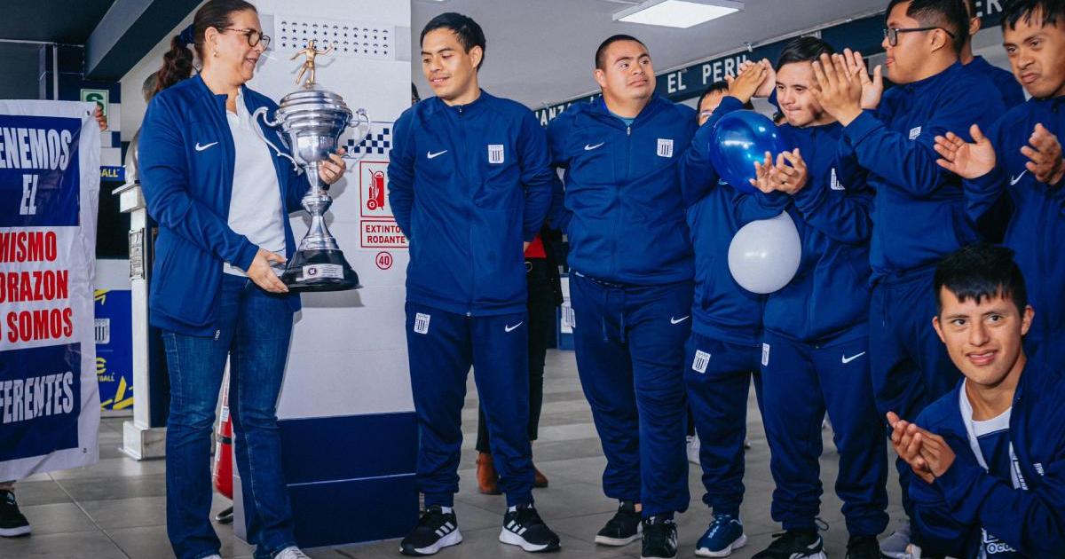 Equipo de Futsal Down de Alianza fue recibido por todo lo alto en Matute