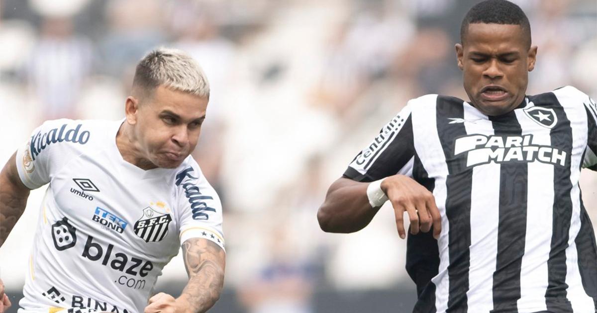 Aún no puede celebrar: Botafogo de Nunes se dejó empatar a último minuto ante Santos