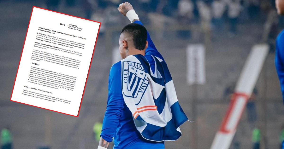 Alianza Lima presentó descargos por caso Angelo Campos 