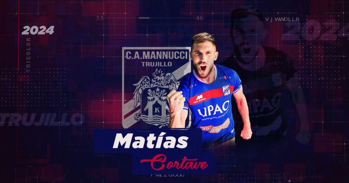 Matías Cortave renovó con Carlos A. Mannucci