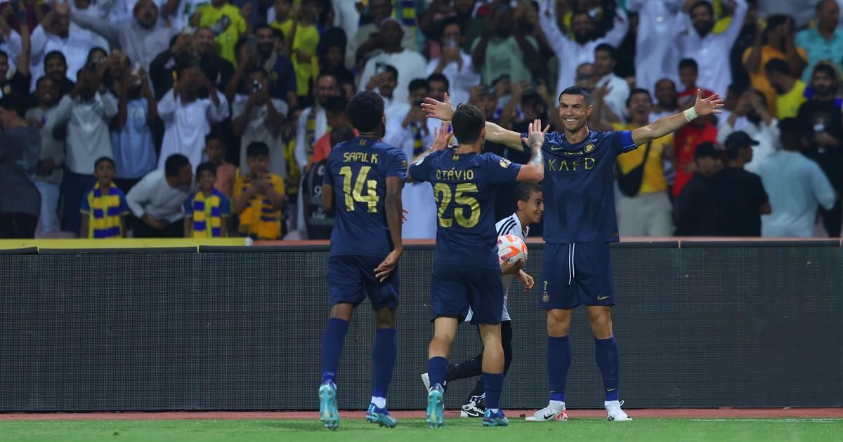 Con un gol de Cristiano, Al Nassr ganó de visita