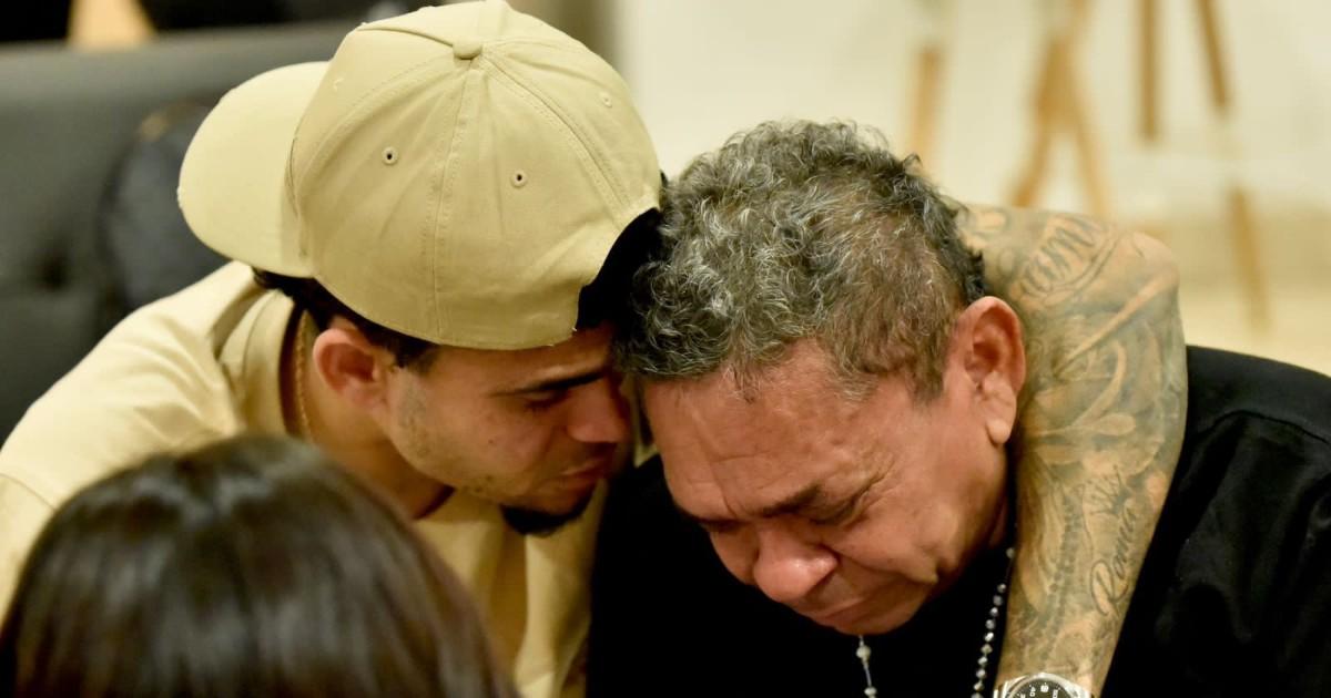 Colombiano Luis Díaz se reencontró con su padre