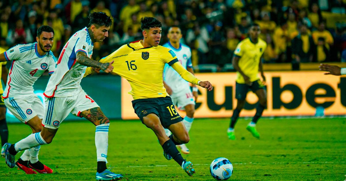 (FOTOS |VIDEO) Ecuador superó por la mínima a Chile en Quito