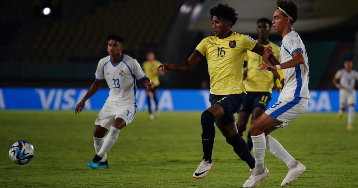 Ecuador empató ante Panamá y avanzó a octavos en el Mundial sub 17
