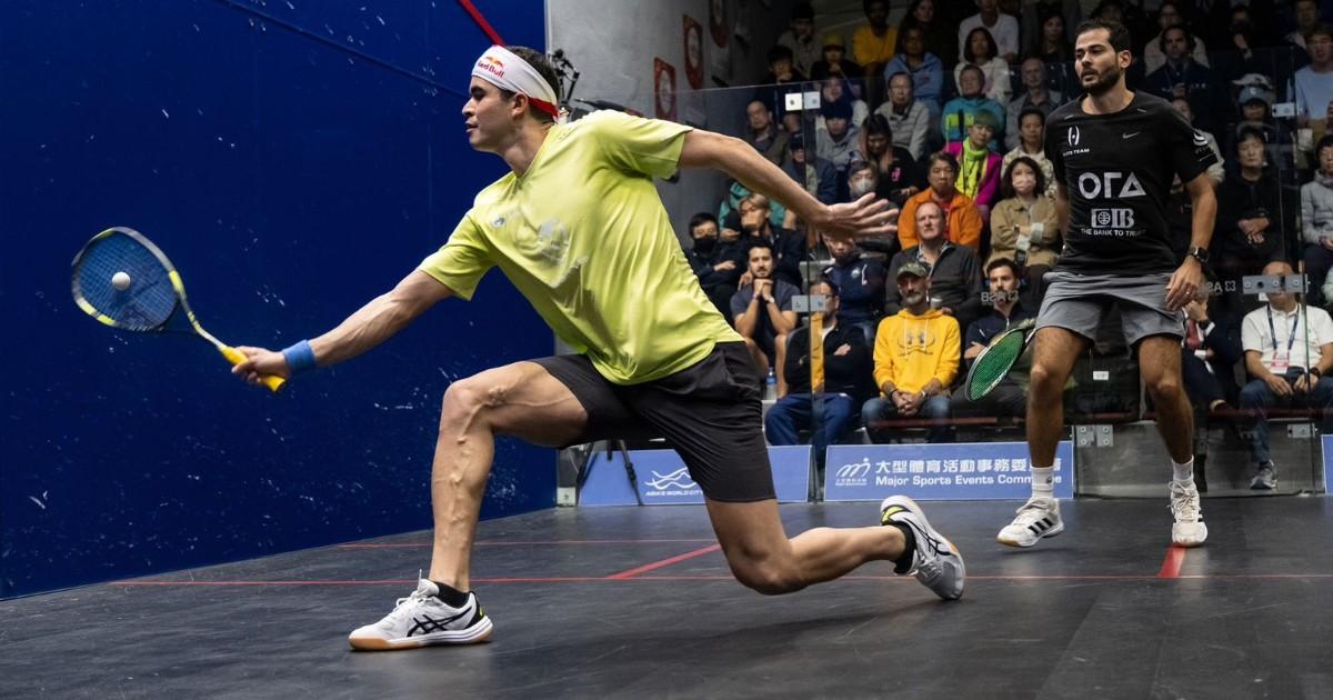 Diego Elías avanzó a cuartos de final en el Hong Kong Squash Open