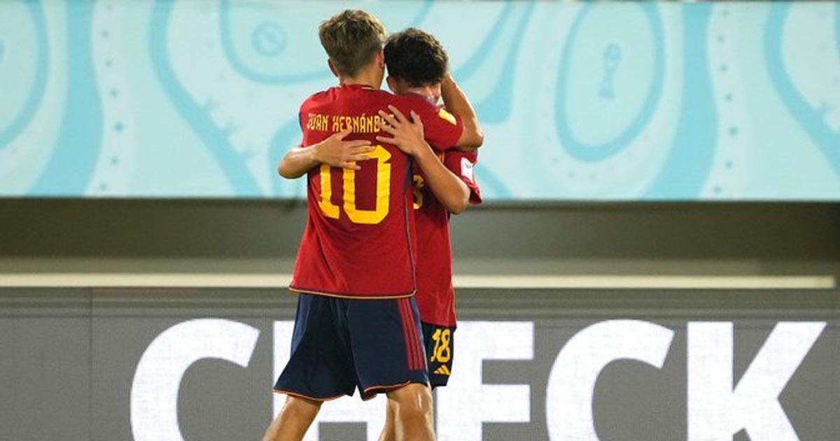 España superó a Japón y espera rival en cuartos del Mundial Sub-17