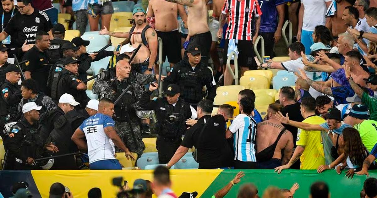 FIFA abrió expediente contra Brasil y Argentina por los disturbios en el Maracaná