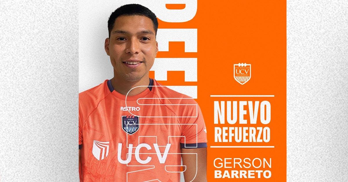 Gerson Barreto es nuevo jugador de Vallejo