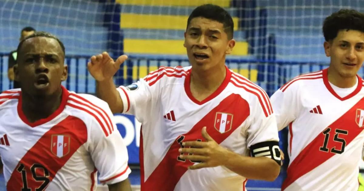 La selección de futsal sub-20 venció a Colombia en Liga Evolución 