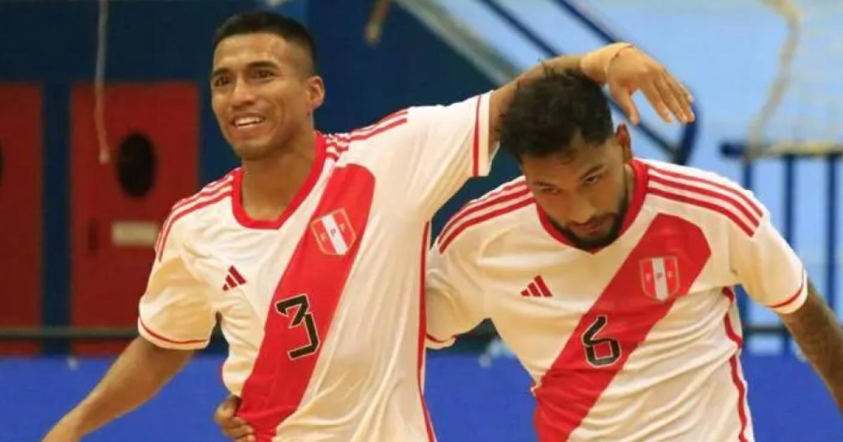 Perú derrotó por 4-2 a Ecuador en la Liga Evolución de Futsal 