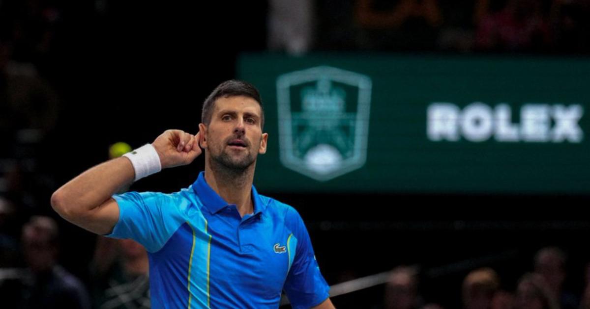 (VIDEO) Djokovic ya se instaló en 'semis' del Masters 1000 de París