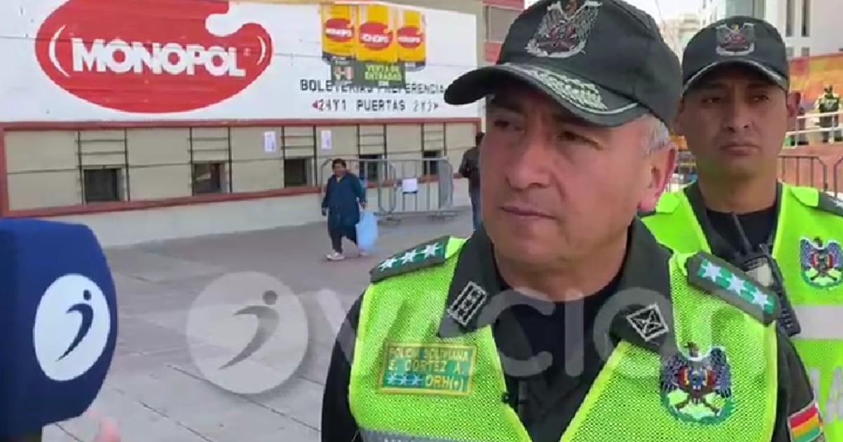 Jefe Operacional del Bolivia - Perú dio indicaciones de seguridad para el partido
