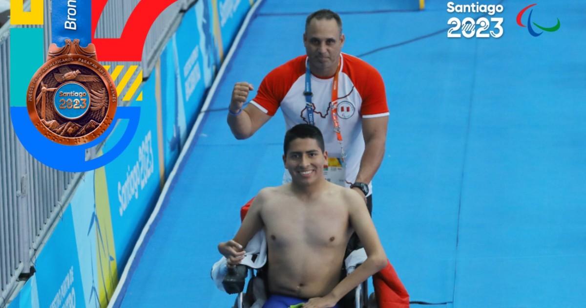 Rodrigo Santillán consiguió su segundo bronce en Santiago 2023