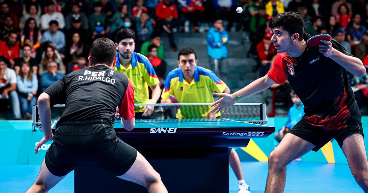 Equipo peruano de tenis de mesa accedió a cuartos de final en Santiago 2023