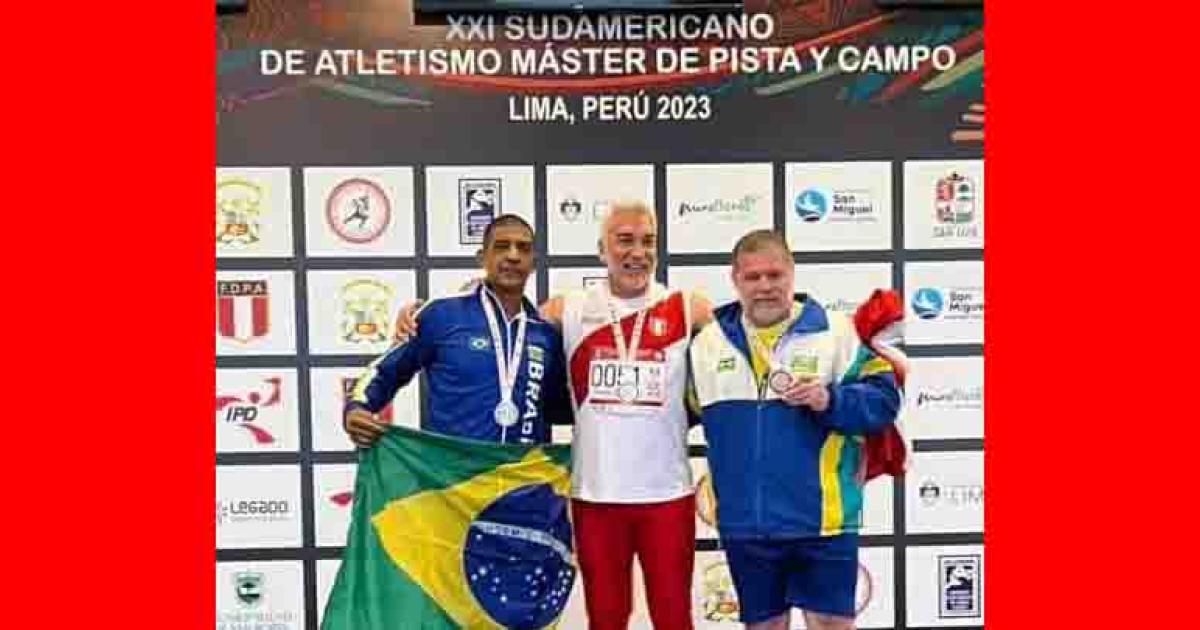¡Orgullo nacional! Peruano Freddy Gonzales logró 5 medallas en Sudamericano de atletismo máster