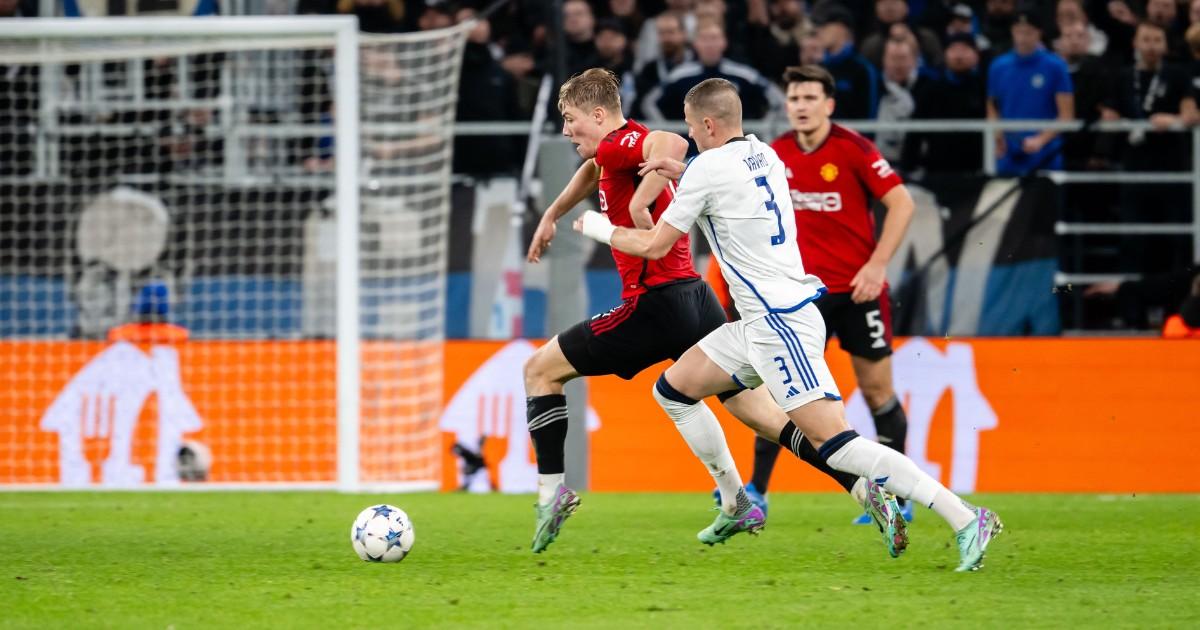 Manchester United perdió en Dinamarca y quedó complicado en la Champions Leaague