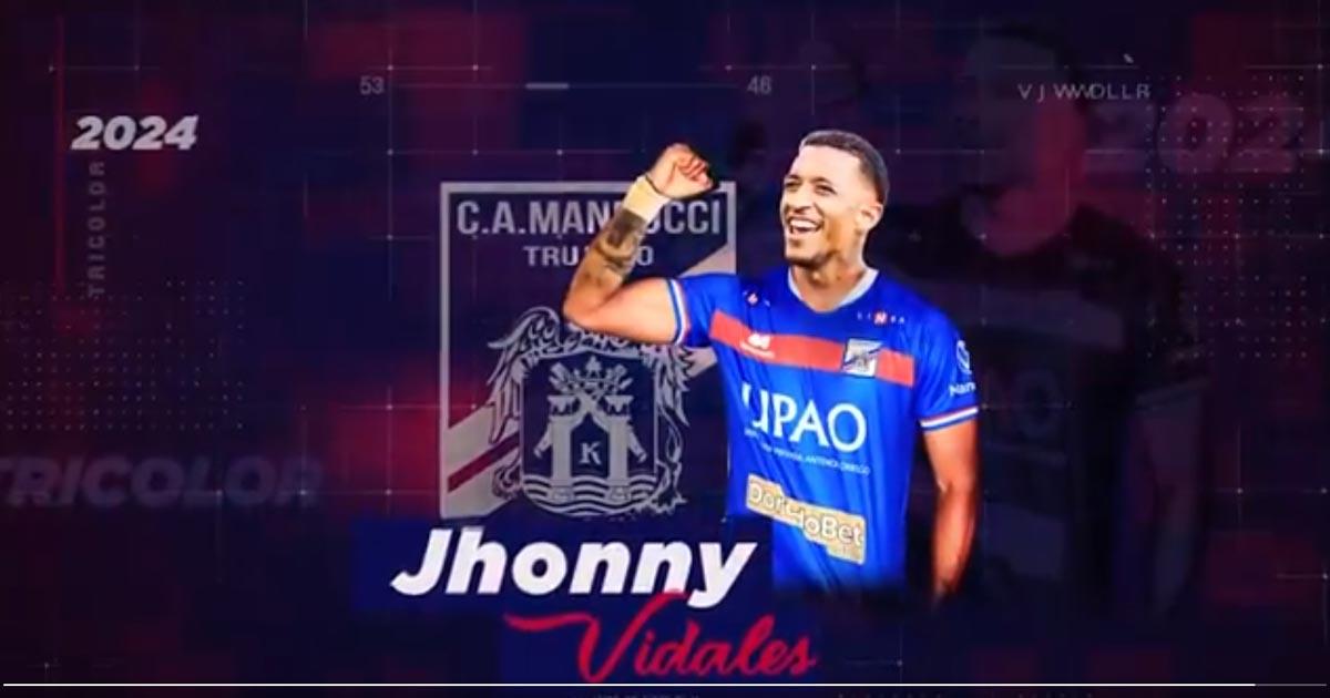 Mannucci anunció llegada de Jhonny Vidales