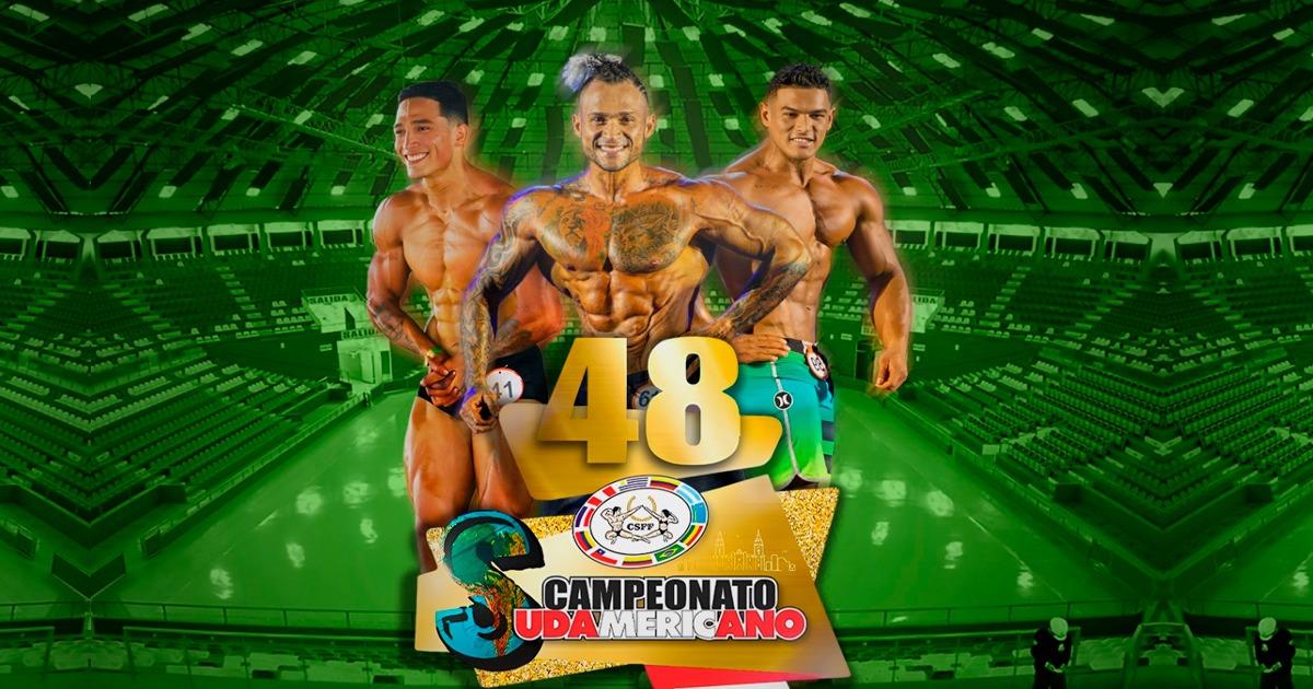 Se viene el 48 campeonato sudamericano de Fisiculturismo y Fitness
